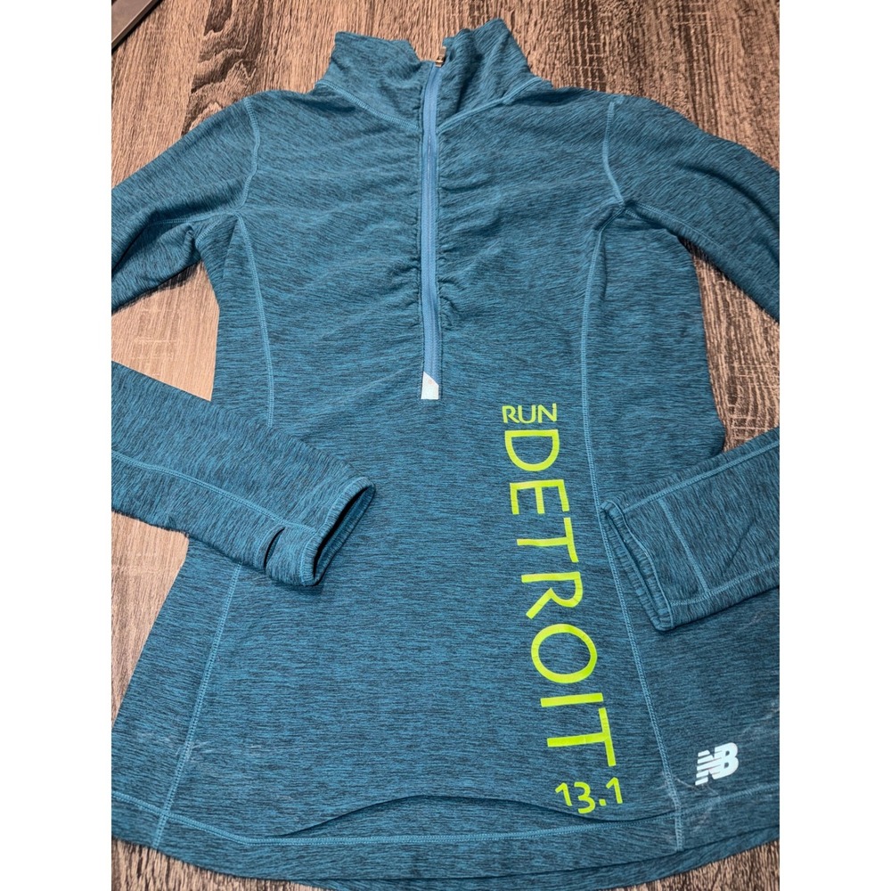 New Balance Run Detroit 13.1 Half Zip Performance Pullover‎ Small Gorpcore